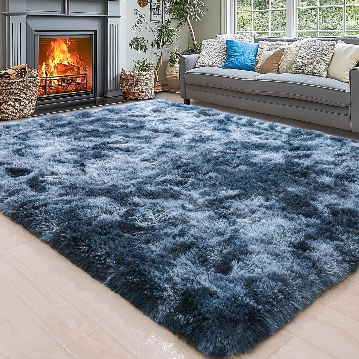 Ultra Soft Fluffy Area Rugs for Living Room and Bedroom Decor