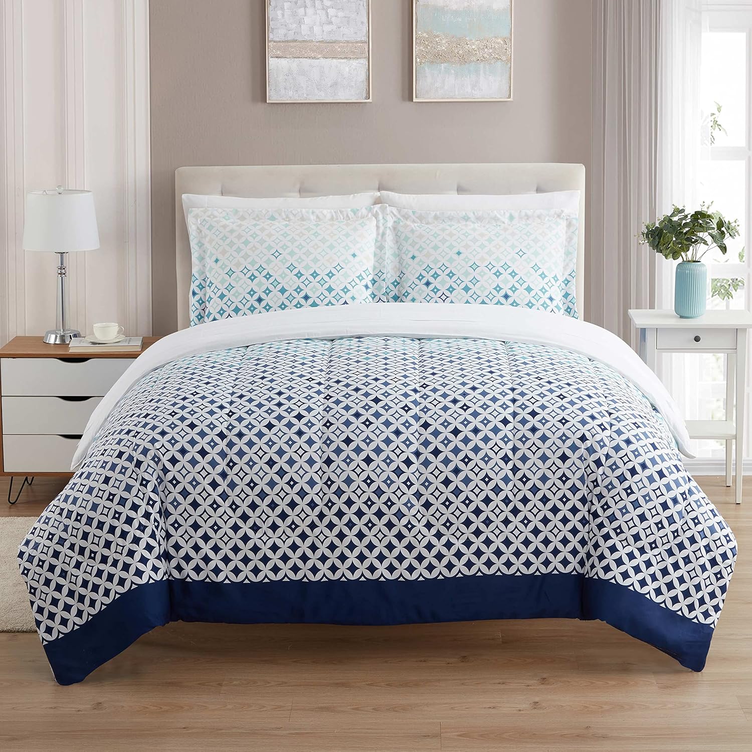 Sweet Home Collection 5 Piece Comforter Set for Twin Beds