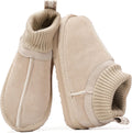 Kids Leather Shearling Boots - Water Resistant Toddler Girls' Boots
