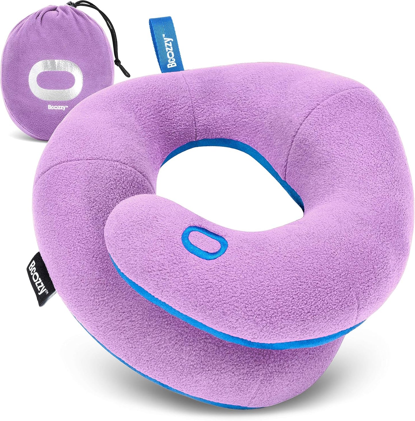 BCOZZY Kids Travel Pillow for Comfortable Travel Support