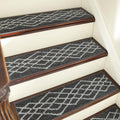 Soft Stair Treads 15pcs Non-Slip Carpet Mat 28in x 9in - Safe Indoor