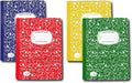 Composition Notebook College Ruled 4 Pack - Multicolor Marble Set