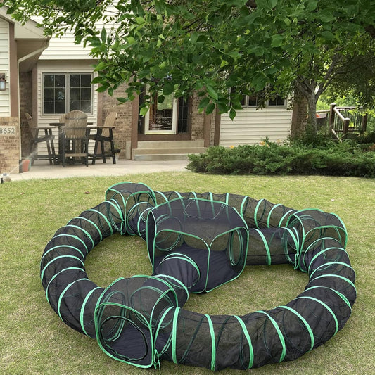 Outdoor Cat Enclosures with Tunnels for Safe Outdoor Play