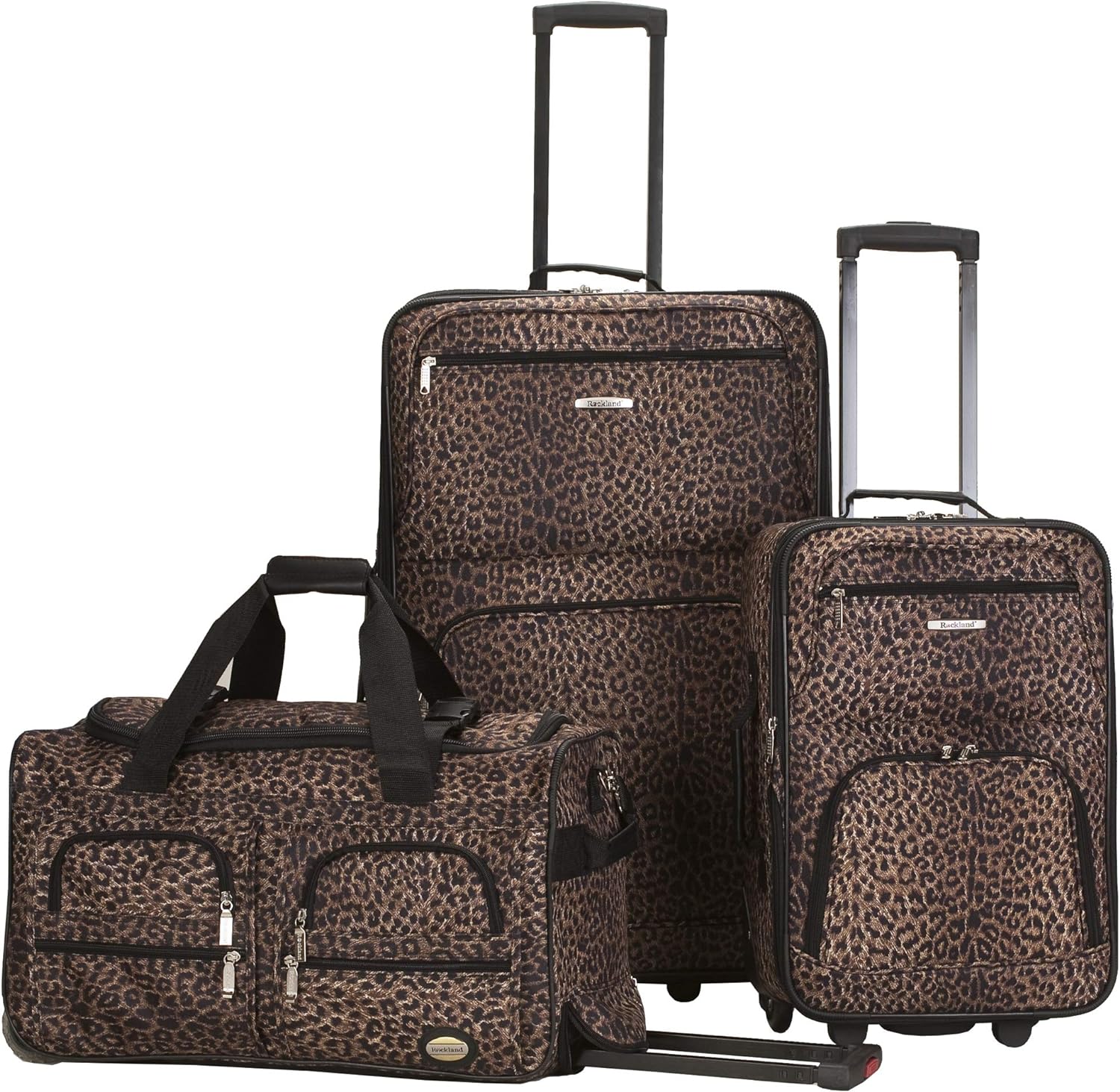 Rockland Vara Softside 3-Piece Luggage Set for Travel Enthusiasts