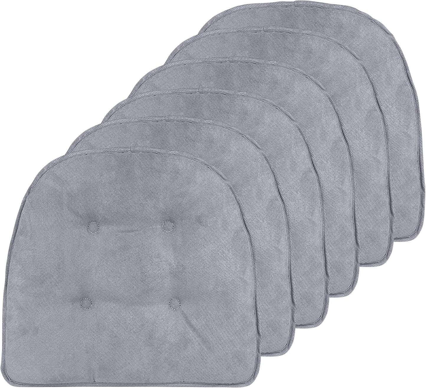 Klear Vu Omega Non-Slip Chair Cushions for Dining Room Comfort