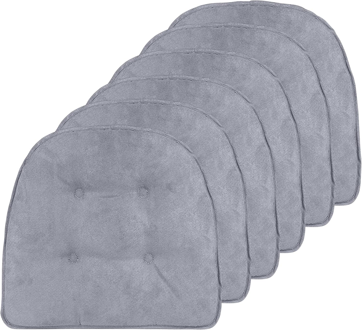 Klear Vu Omega Non-Slip Chair Cushions for Dining Room Comfort