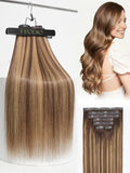 Frodio Clip Ins Hair Extensions Black: Seamless & Stylish