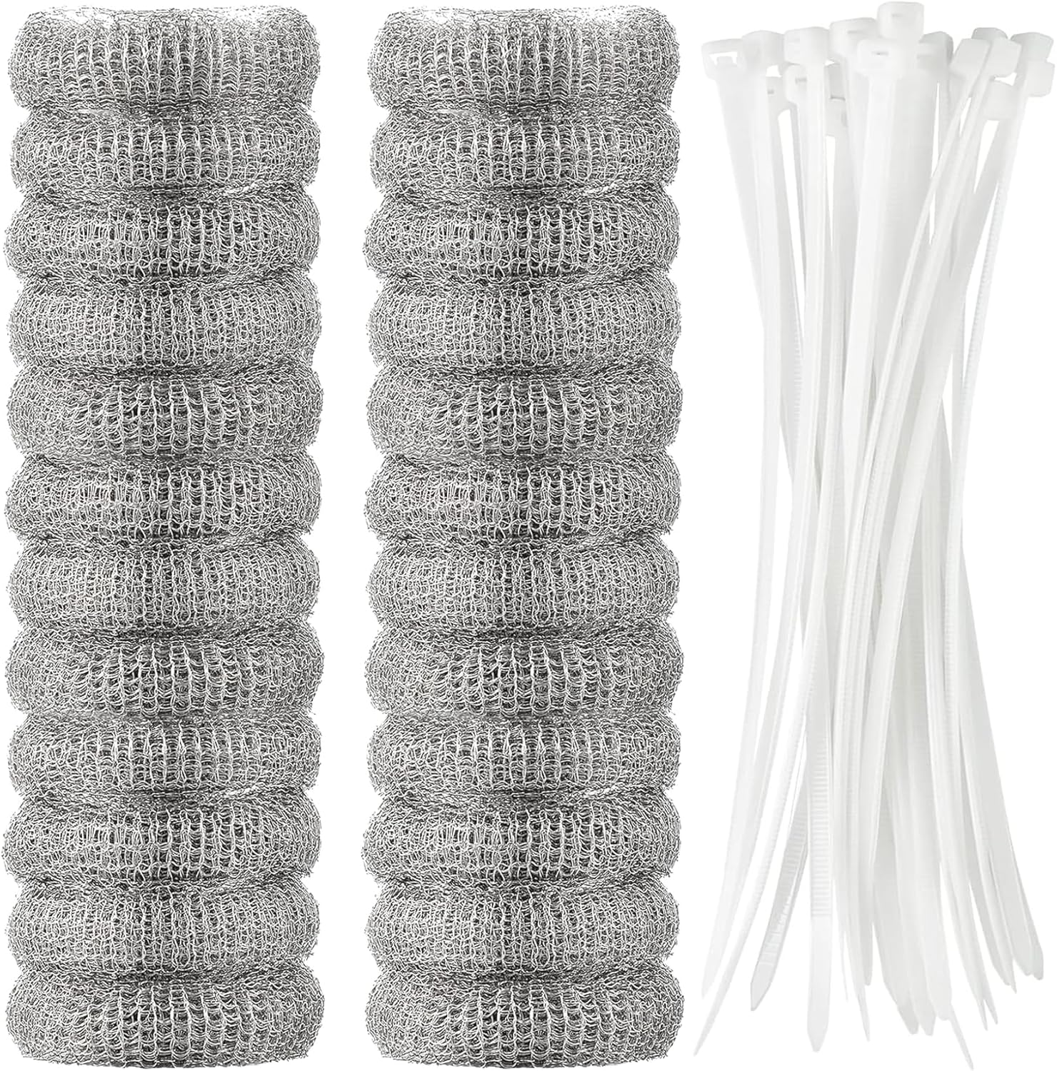Stainless Steel Lint Traps 24pcs Set -Say Goodbye to Laundry Snarls!