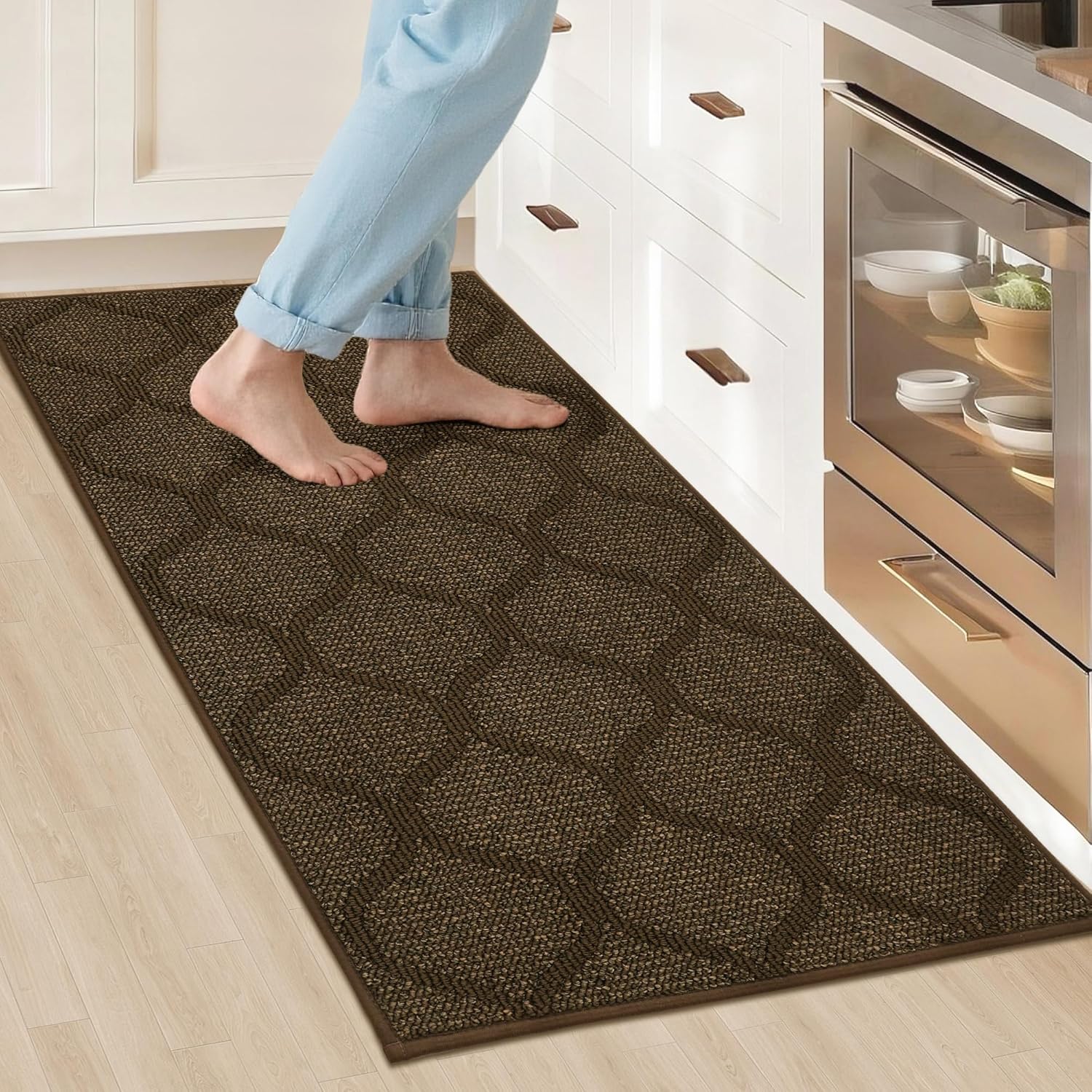 COSY HOMEER Kitchen Rug Non Slip Washable for Every Home