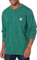 Carhartt Men's K128 Long Sleeve Henley T-Shirt - Loose Fit Workwear