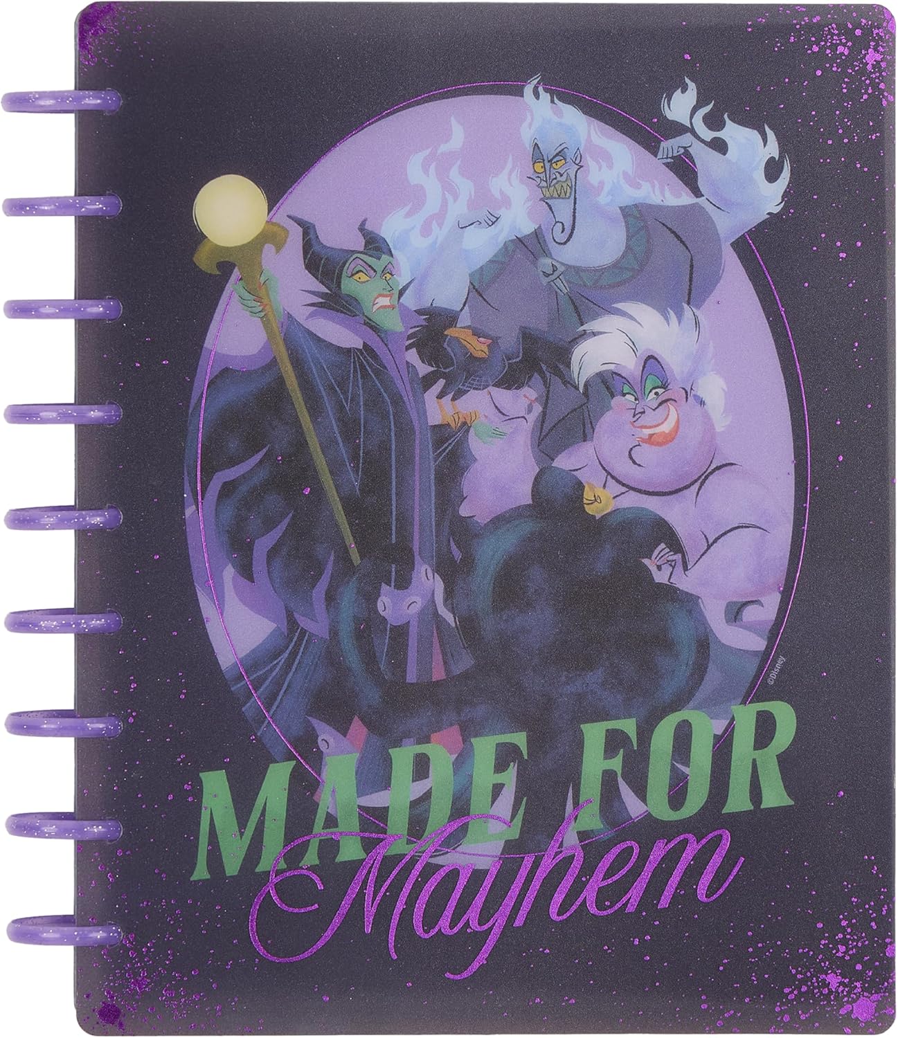 Happy Planner Disney Villains 2026 Classic Size Vertical Planner
