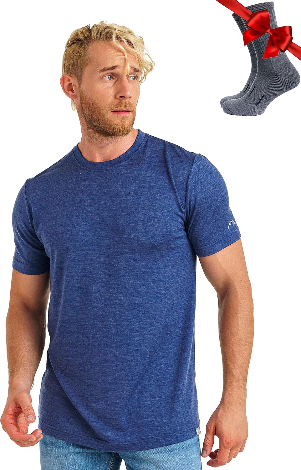 Merino Wool T-Shirt Mens for All-Season Comfort and Style