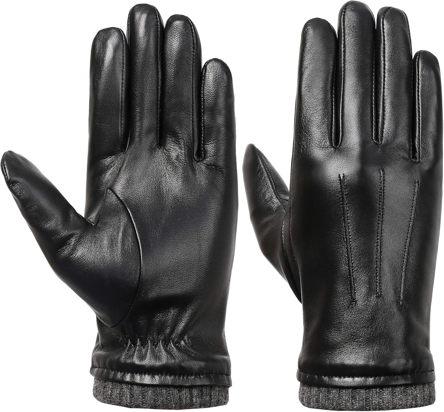 Men's Italian Sheepskin Touch Screen Gloves