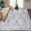 Vaukki Vintage Shaggy Soft Laundry Rug for Kitchen and Bathroom