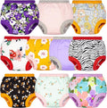 BIG ELEPHANT Baby Girls' Padded Potty Training Pants Underwear - Soft