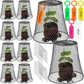 Heavy Duty Metal Chicken Wire Plant Covers 10-Pack - Garden Cloches