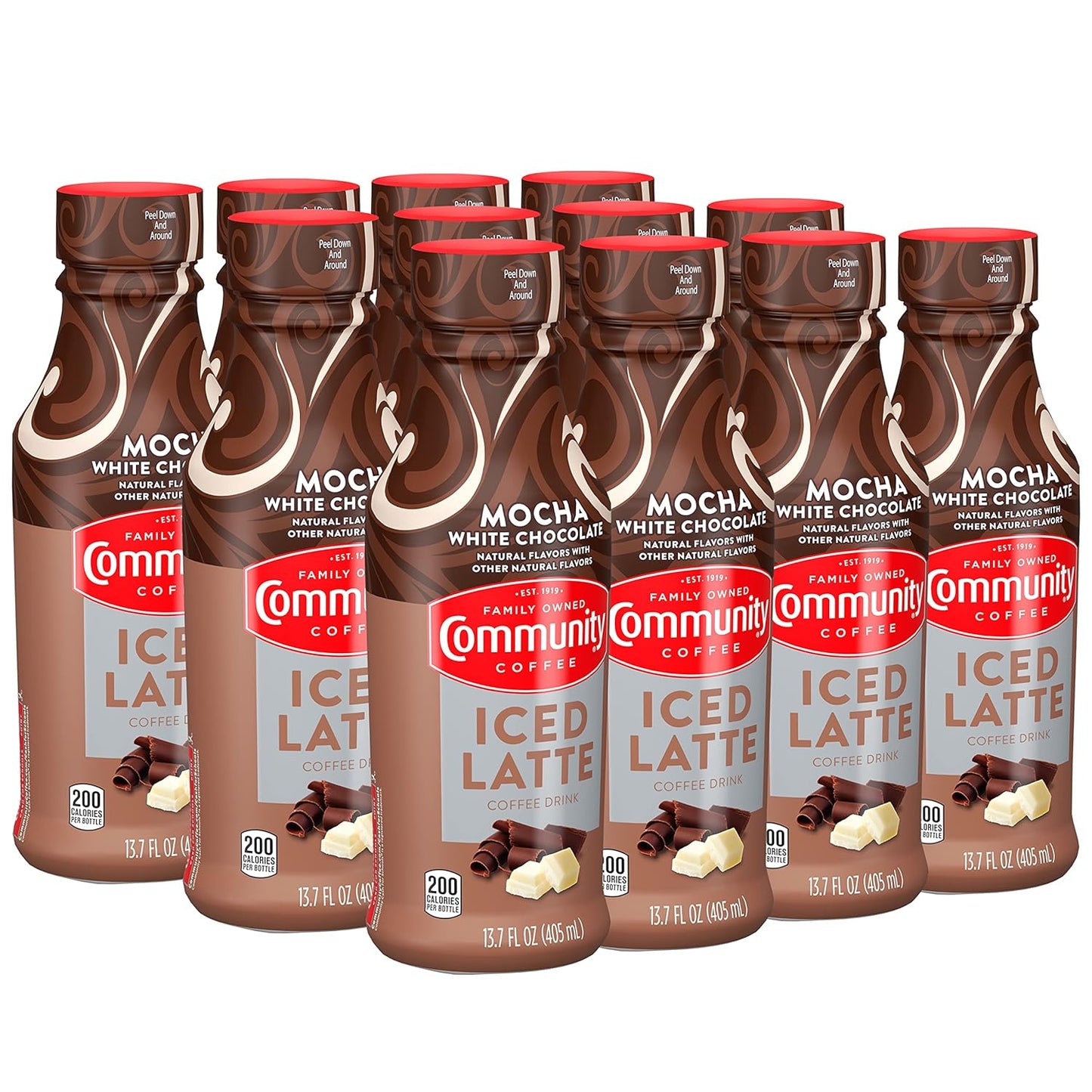 Community Coffee Iced Latte Mocha White Chocolate Drink Review