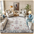 Istana Large Rug 9x12 - Colorful Multi Color Boho Area Rug