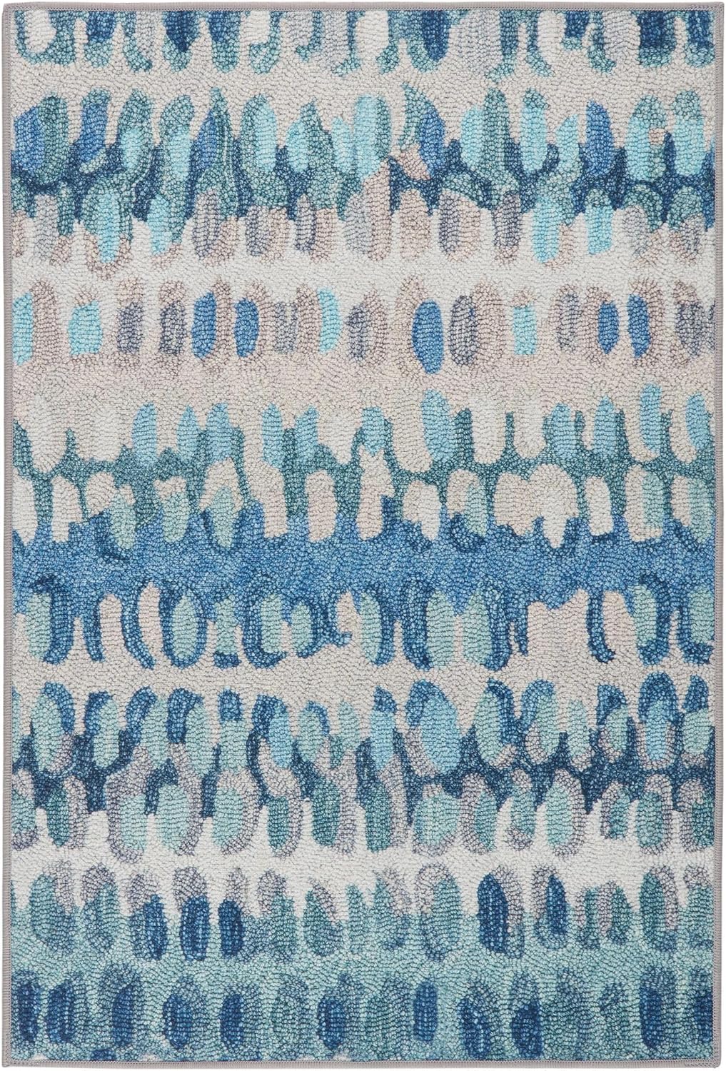 Dash and Albert Paint Chip Machine Washable Area Rug - 4ft x 6ft