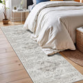 2ft 6inx8ft Washable Hallway Runner Rug - Non Slip Vintage Soft Runner