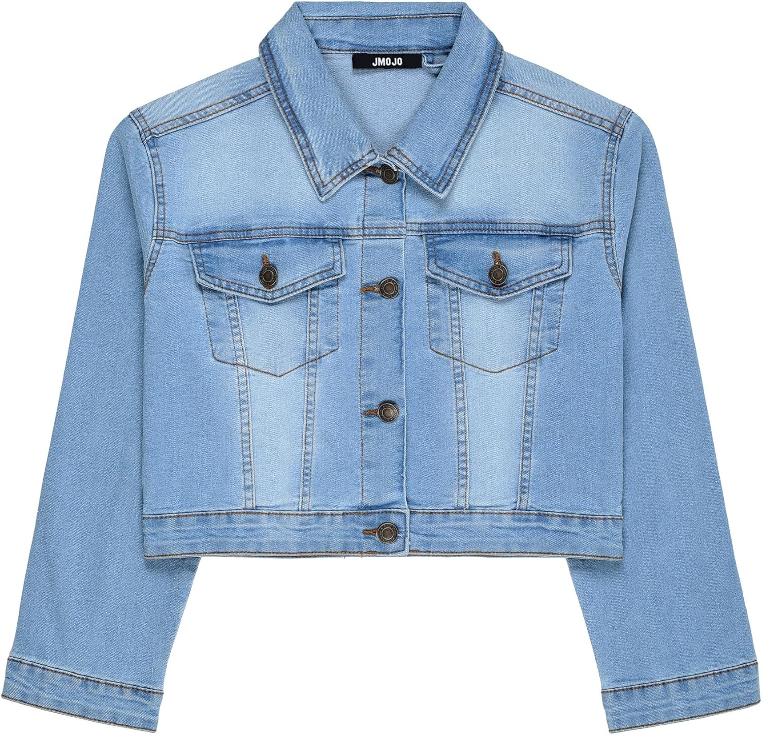 Cropped Denim Jacket for Women by JMOJO - Trendy & Stylish