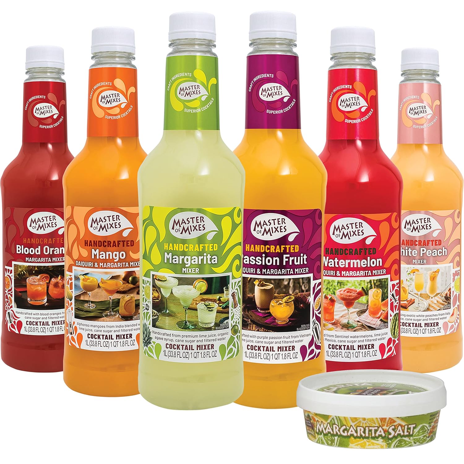 Master of Mixes Margarita and Daiquiri Drink Mixes Variety Pack