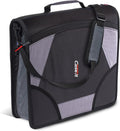 Case it King Size Mighty Zip Tab Binder, 4in Capacity - Heavy Storage