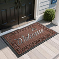 47x32 in Maroon Welcome Mat - Heavy Duty Low Profile Dirt Trapper