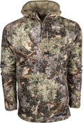 Stealthy Comfort: King's Camo 1/2 Zip Hoodie