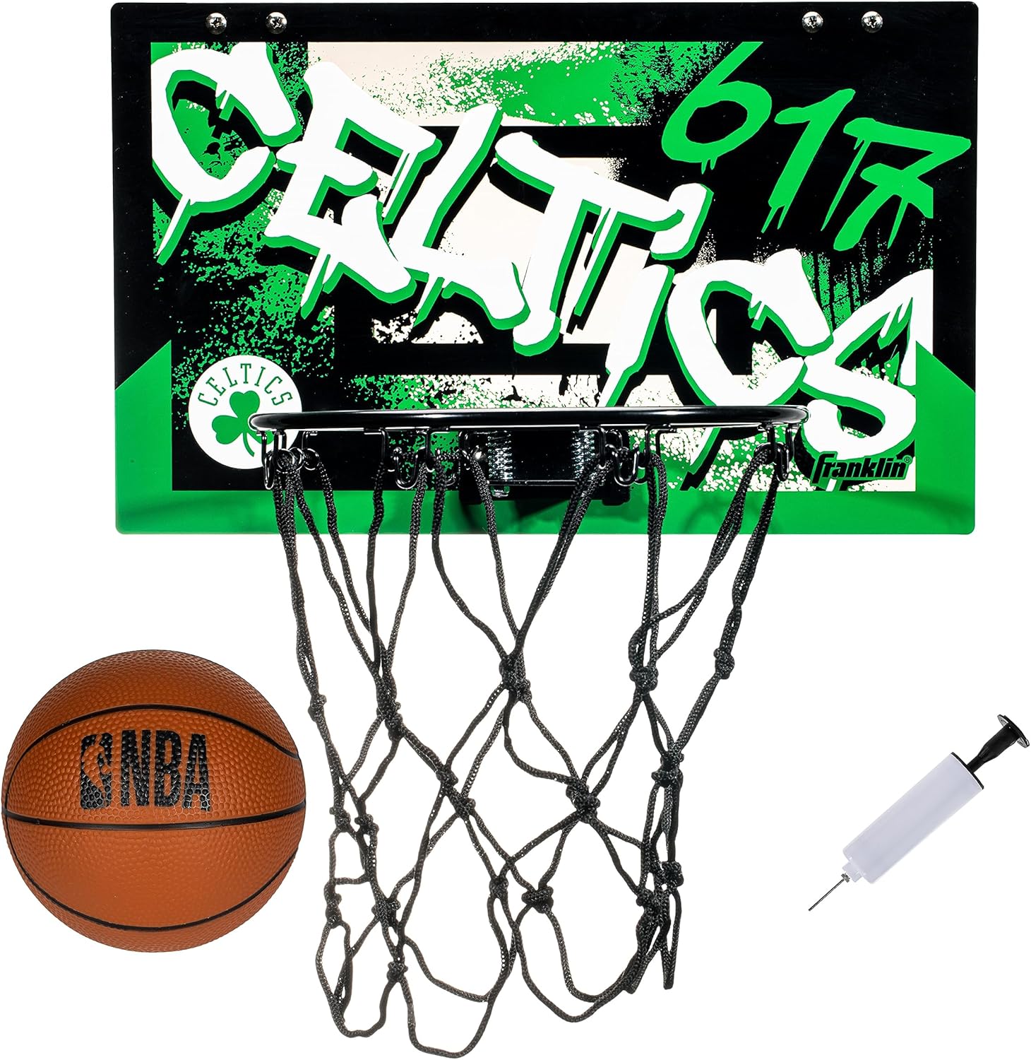Boston Celtics Indoor Mini Basketball Hoop Set for Kids Fun