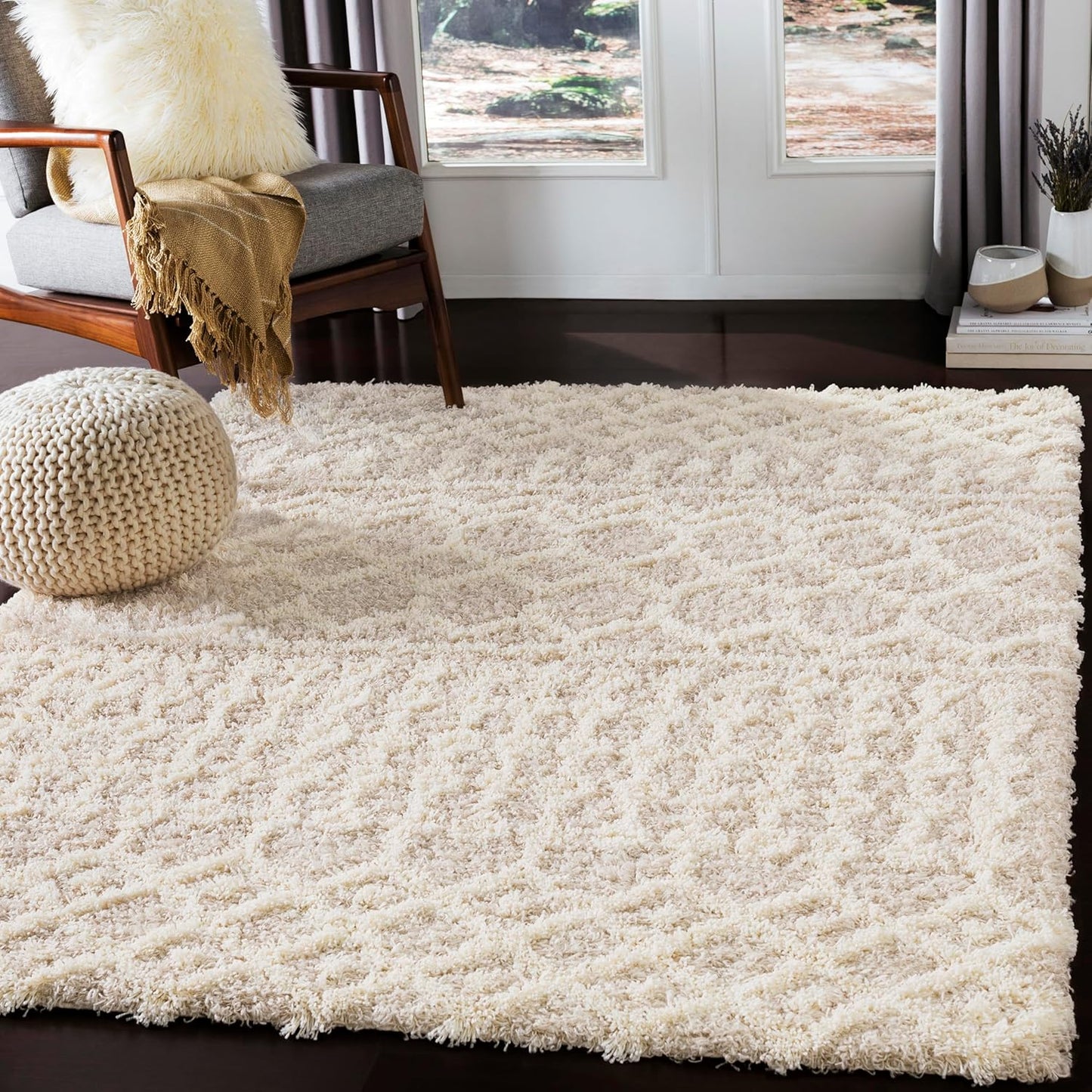 Livabliss Hapsburg Moroccan Shag Area Rug for Modern Spaces