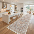 Runner Rug 2x10 Ultra-Thin Kitchen Runner - Low Pile, Non-Slip