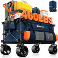 Heavy Duty 220L Collapsible Wagon Cart with All-Terrain Wheels