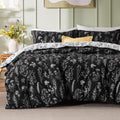 King Size Floral Duvet Cover by Bedsure - Reversible Bedding Set