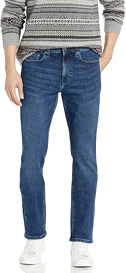 Comfort Stretch Straight Slim-Fit Jean for Men - Perfect Fit