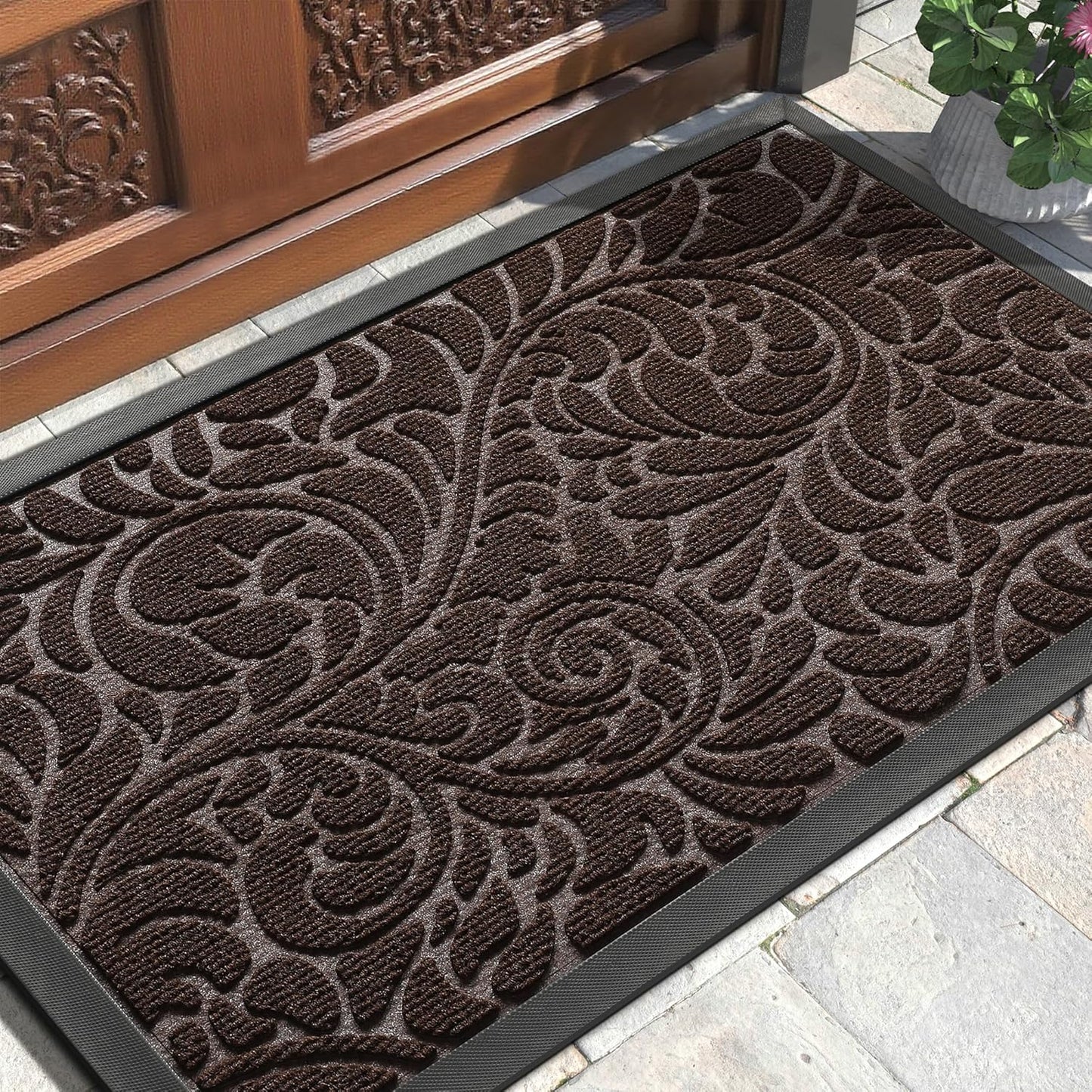 Yimobra Large Door Mat Outside Entrance 36x24 for All Weather
