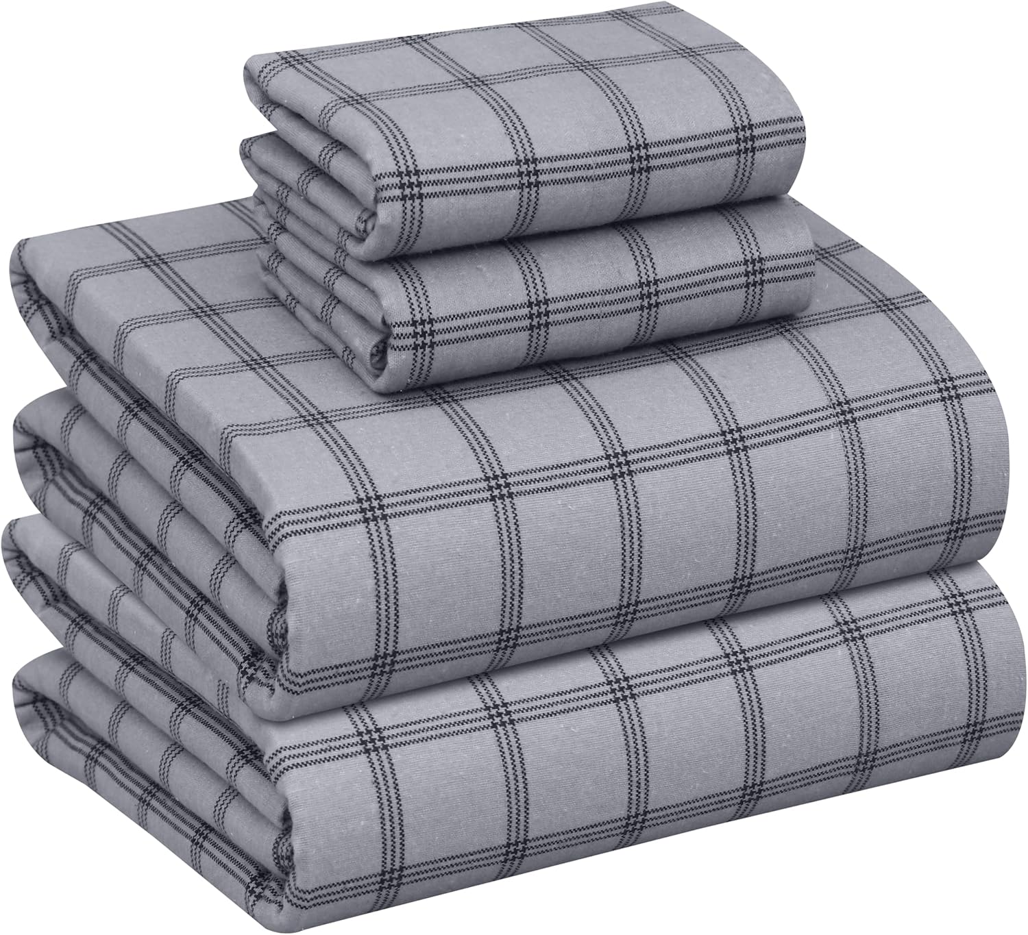 RUVANTI Flannel Sheets Full Size Set - Cozy Cotton Comfort