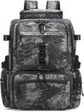 Rabjen Fishing Tackle Backpack 45L - Insulated Top Pocket for Baits
