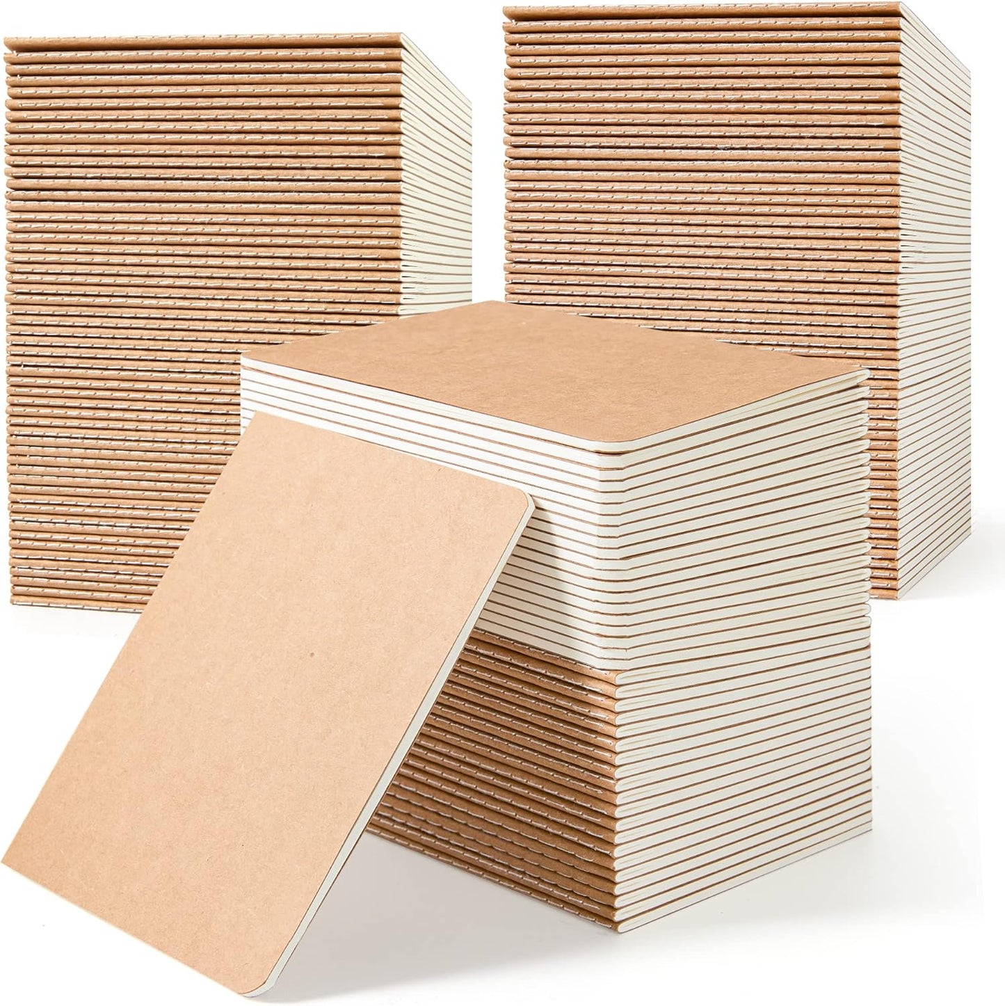 Feela 170 Pack Blank Kraft Notebooks for Kids and Students