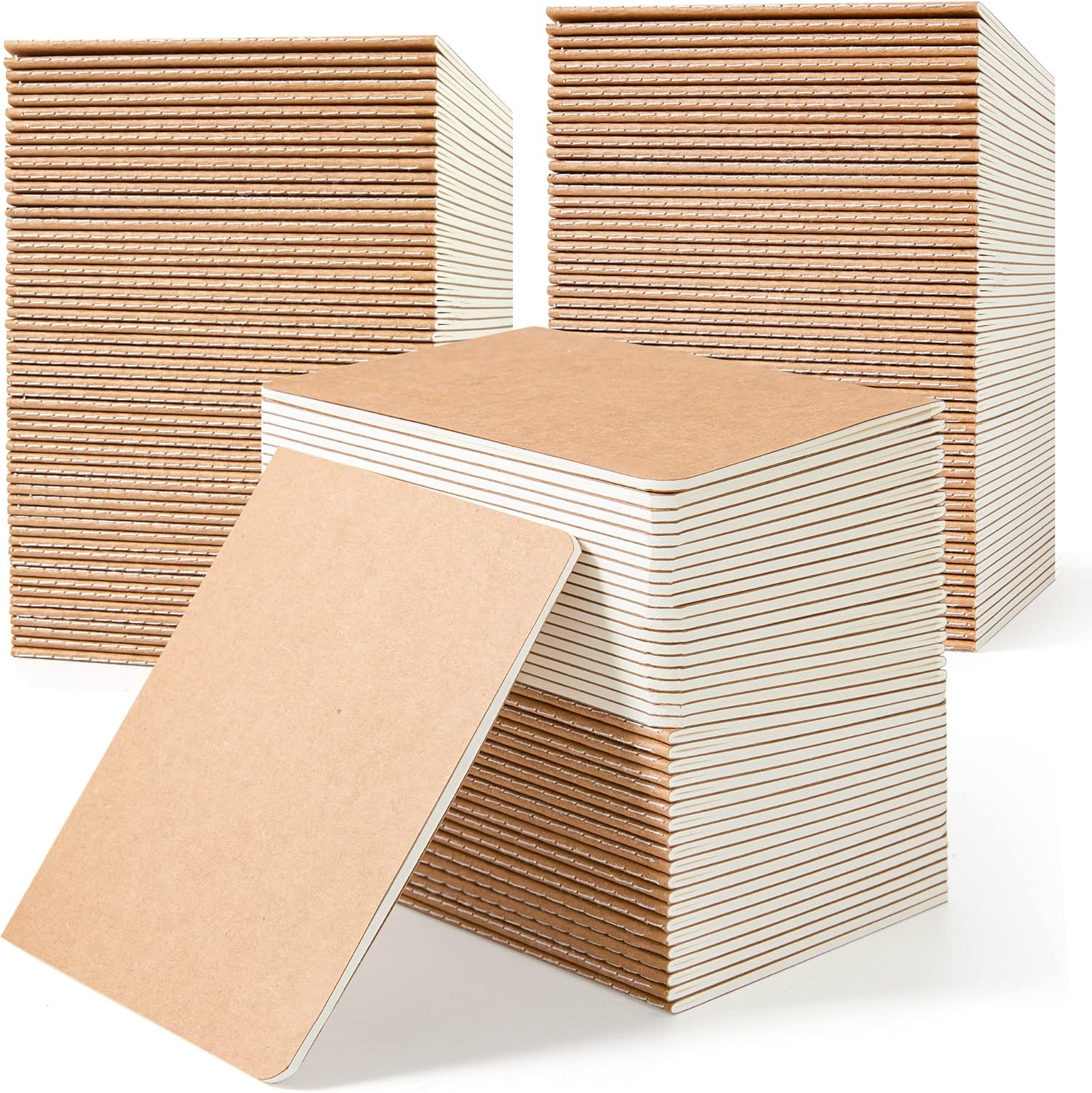 Feela 170 Pack Blank Kraft Notebooks for Kids and Students