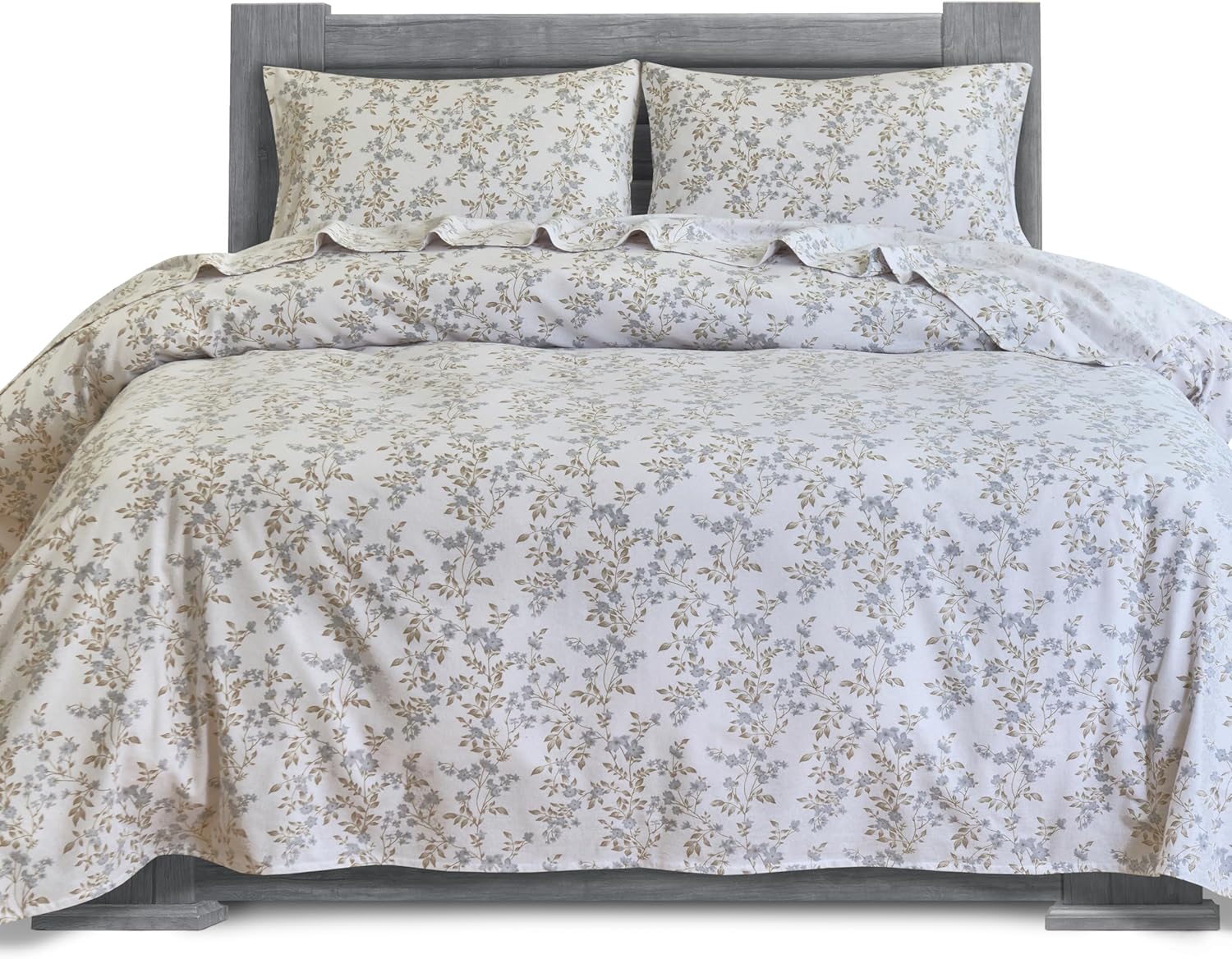 Elegant Comfort Soft 4-Piece Turkish Cotton Flannel Sheet Set