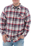 Men's Buck Camp Flannel Plaid Shirt - Classic Brushed Cotton Comfort