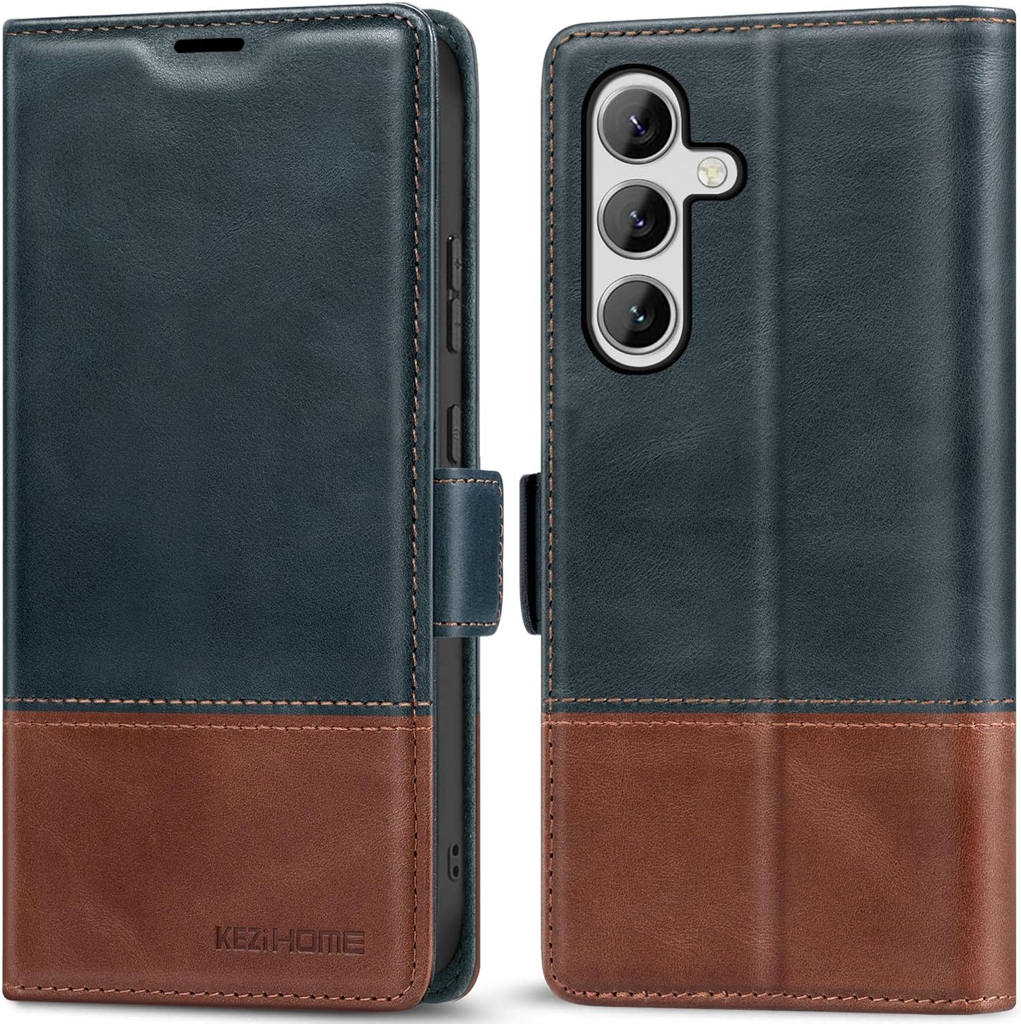 KEZiHOME Wallet Case for Samsung Galaxy S25 - RFID Blocking