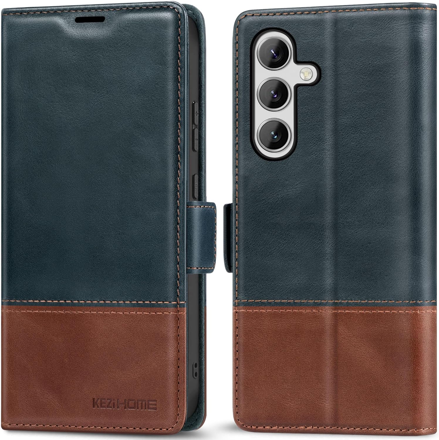 KEZiHOME Wallet Case for Samsung Galaxy S25 - RFID Blocking