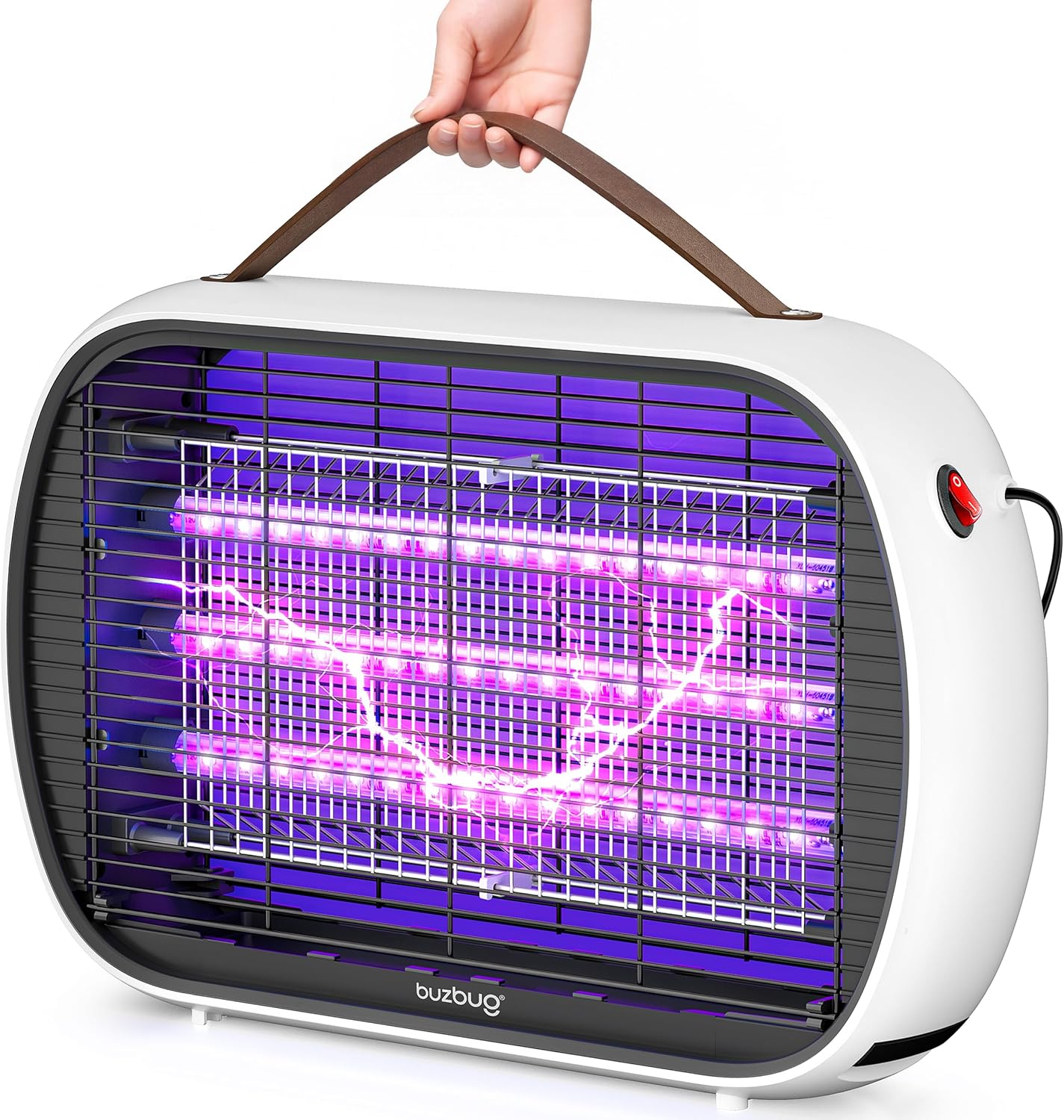 Buzbug Upgraded LED Bug Zapper Indoor with 10 Years Lifespan