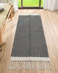 Boho Rugs for Entryway 2x5 Runner - Lightweight Cotton Washable