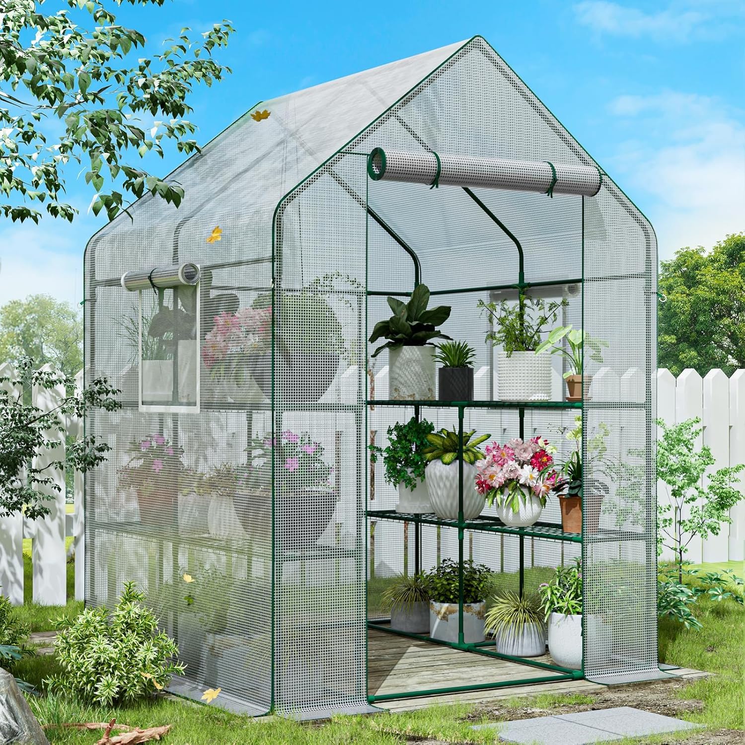 Heavy Duty Walk-in Greenhouse for Indoor and Outdoor Plants
