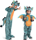 Spooktacular Creations Blue Dragon Costume for Kids - Cozy Deluxe Set