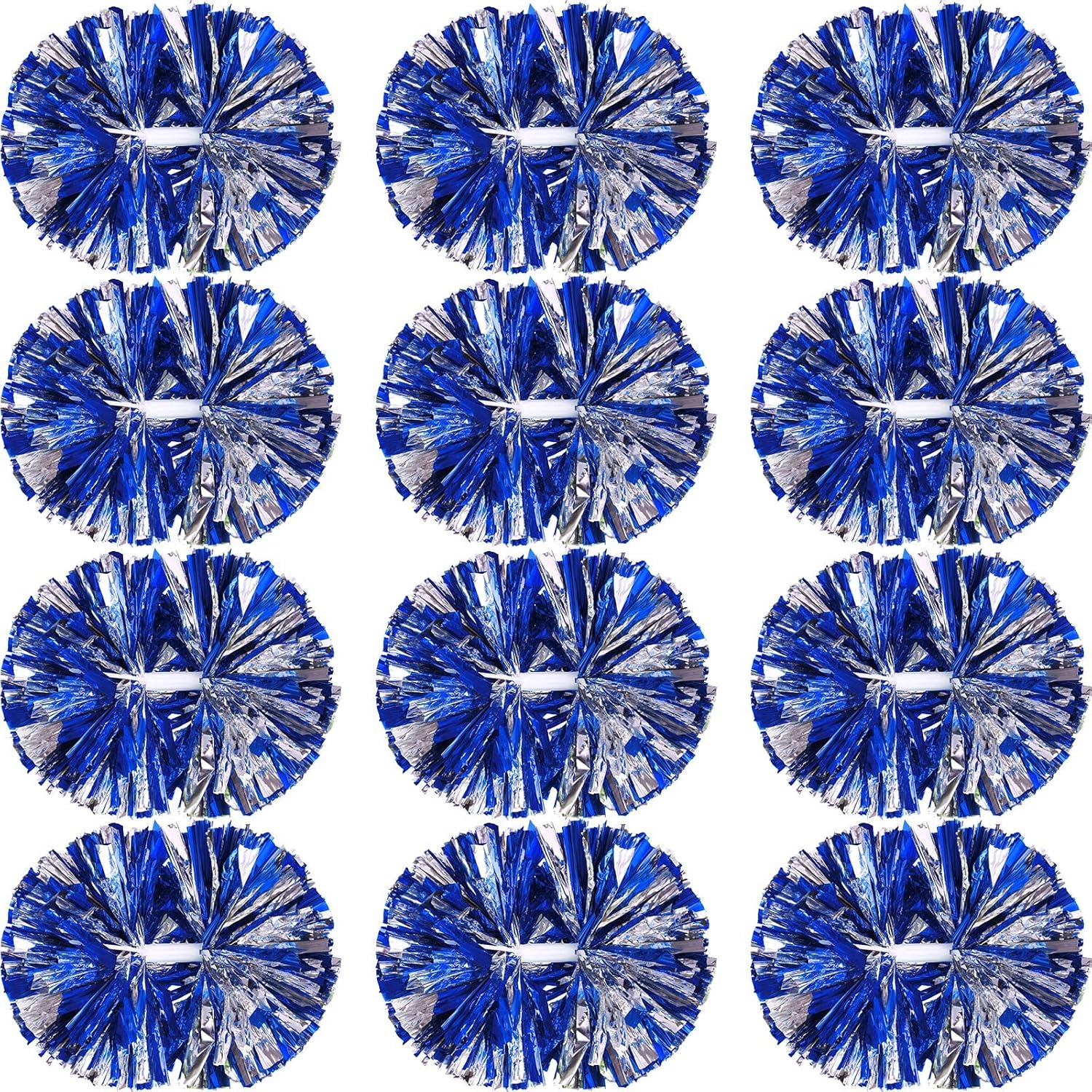 Hoteam Cheerleading Pom Poms 12 Pack for Dance and Sports Events