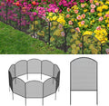 Decorative Garden Fence 25 Pack 24in x 27ft - Arched Animal Barrier